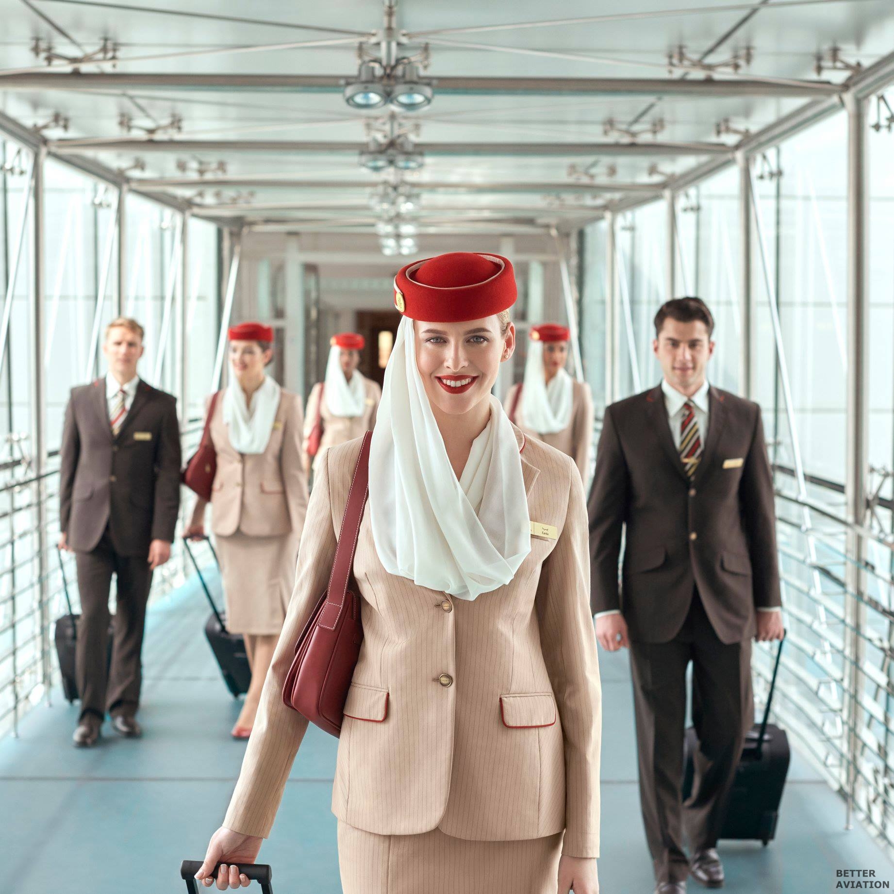 Emirates Cabin Crew Uniform