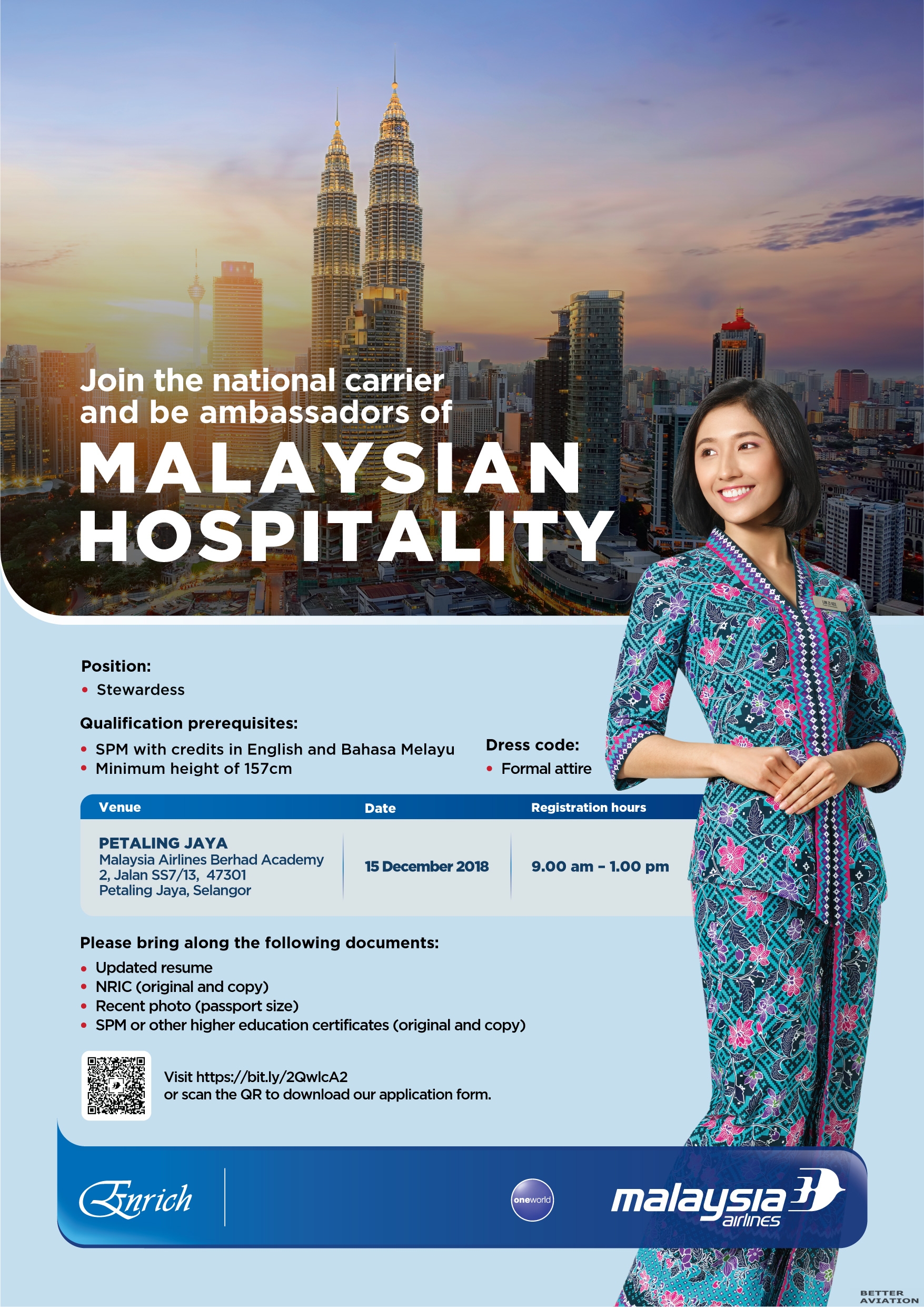 Malaysia Airlines Cabin Crew Walk In Interview Kuala Lumpur December 2018 Better Aviation