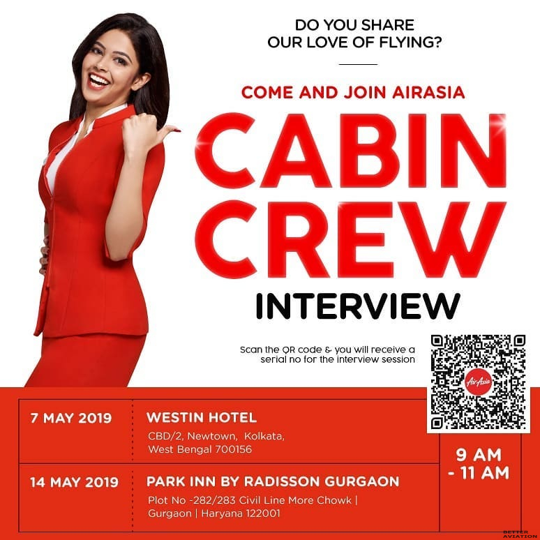 AirAsia India Cabin Crew Walk-In Interview (May 2019 ...