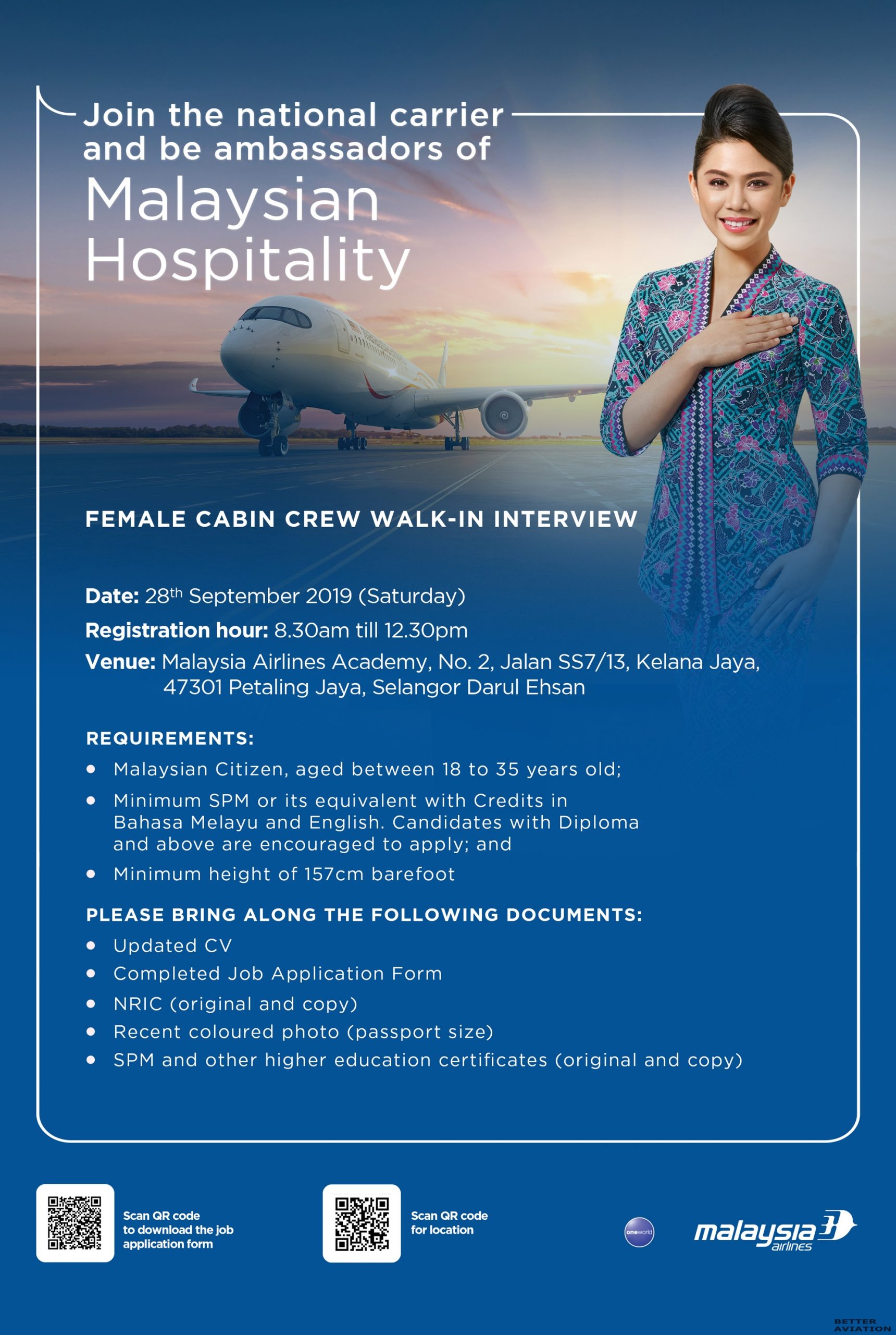 Cabin crew job vacancy in malaysia