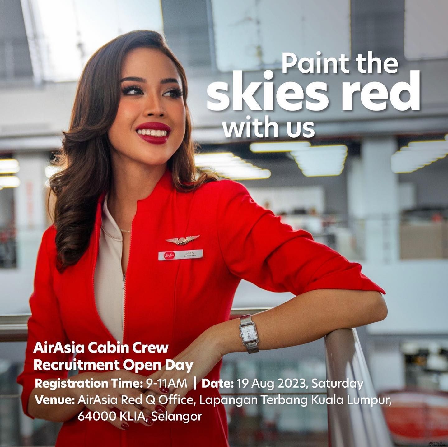AirAsia Cabin Crew Recruitment Day [RedQ] (19 August 2023) - Better ...